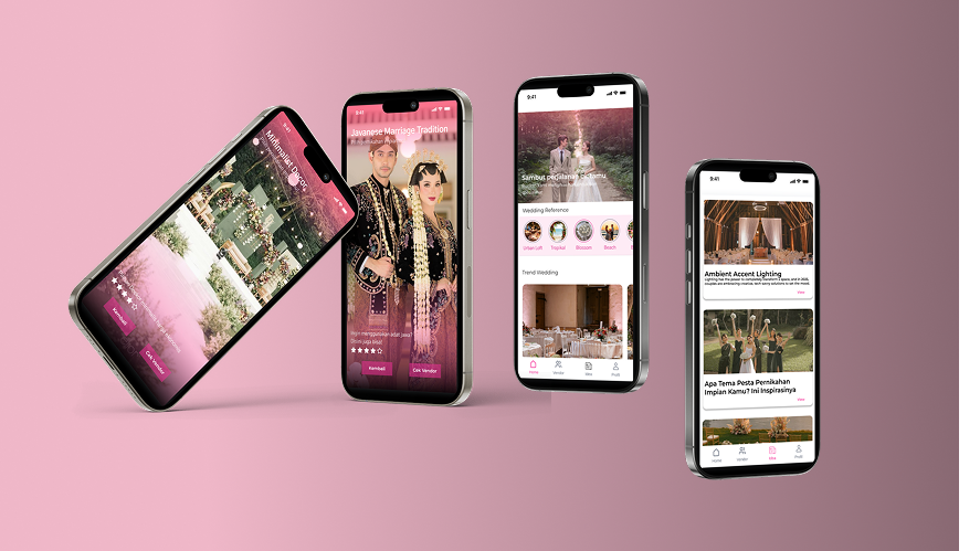 Love Wedding UI Design