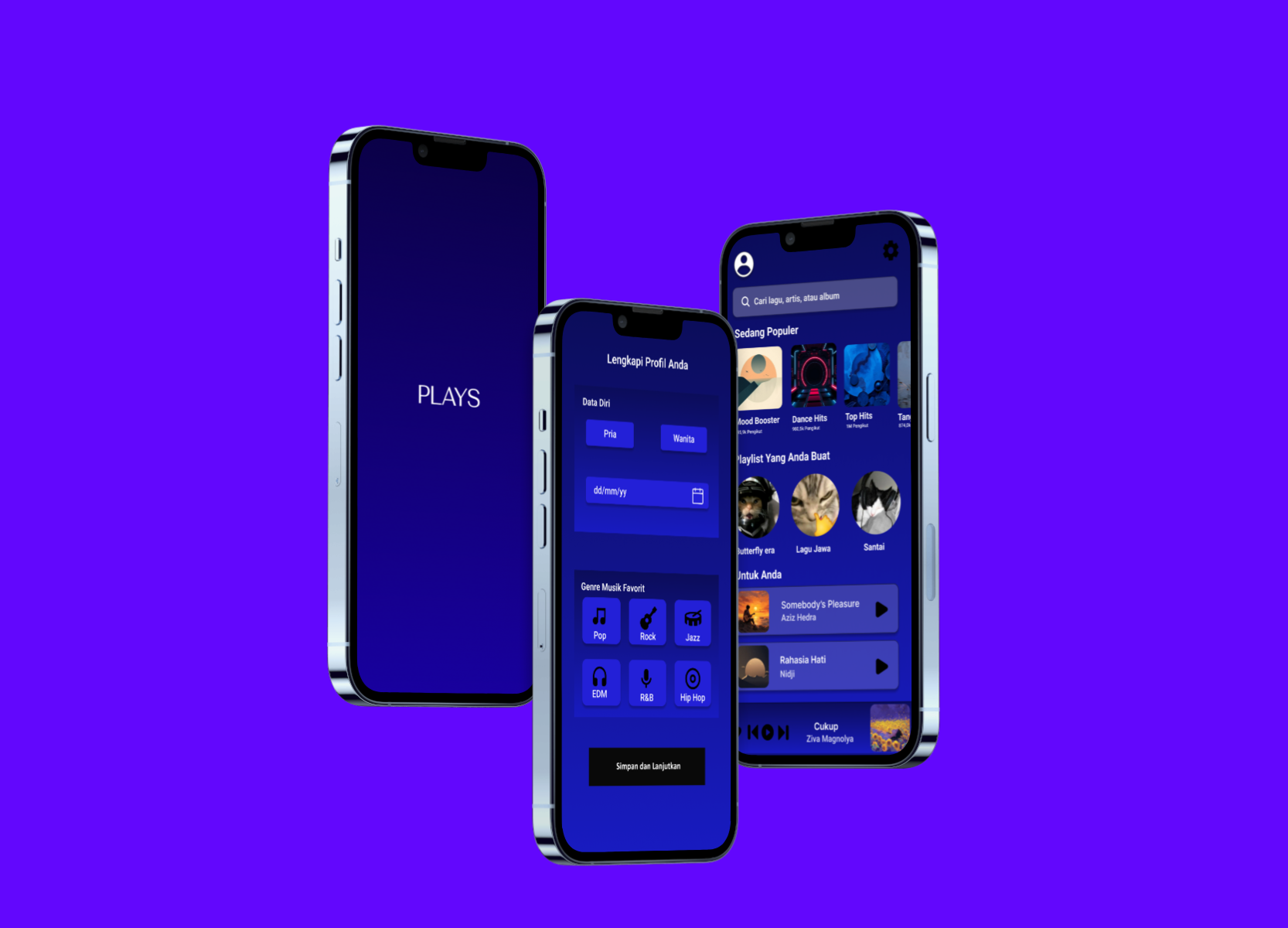 Music Mobile App Design