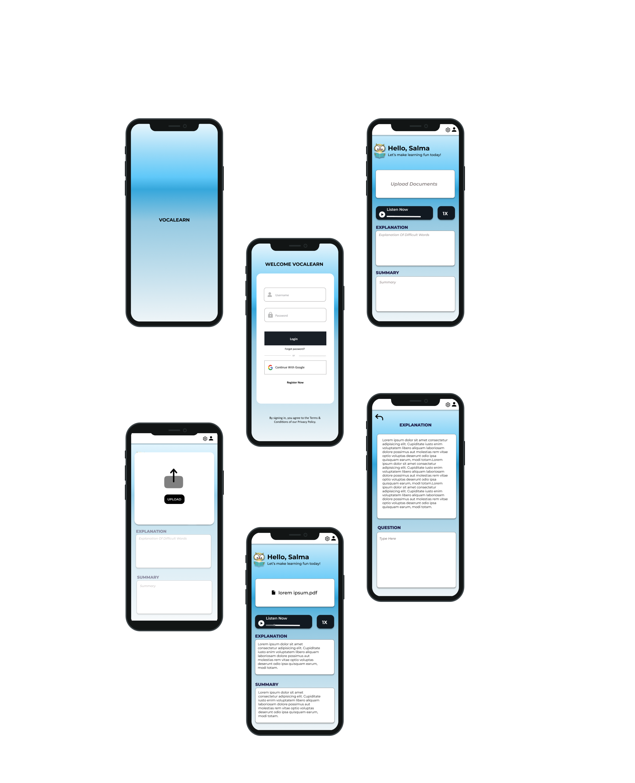 Music Mobile App Design